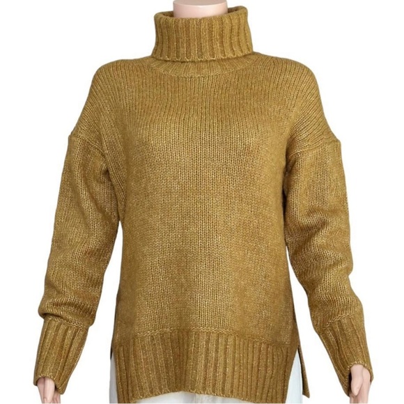 Everlane turtle neck sweater women’s size Small in camel - Picture 1 of 8